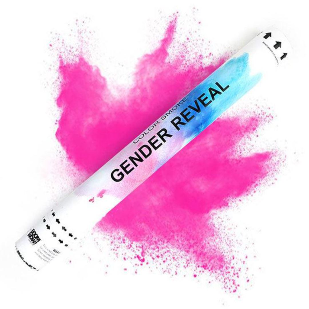 Gender Reveal Smoke Cannon - Pink or Blue image 2